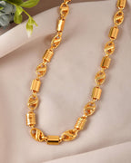VOJ Men Designer Stainless Steel Gold Polished Chain | Grocsy