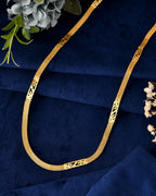 VOJ Men Designer Stainless Steel Gold Polished Classic Chain | Grocsy