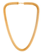 VOJ Stainless Steel Men Gold Polished Thick Chain | Grocsy