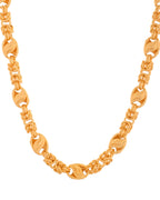 VOJ Gold Polished Designer Stainless Steel Chain For Men | Grocsy