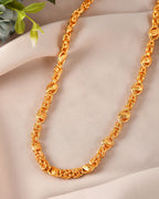 VOJ Gold Polished Designer Stainless Steel Chain For Men | Grocsy