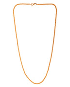 VOJ Men Gold Polished Twisted Stainless Steel Minimal Chain | Grocsy