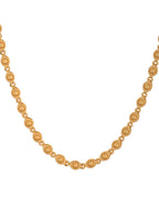VOJ Gold Polished Oval Shaped Designer Chain For Women | Grocsy
