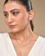 VOJ Women Gold Polished Stainless Steel Simple Chain | Grocsy