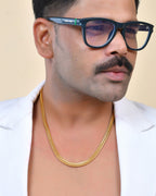 VOJ Stainless Steel Classic Linked Gold Polished Chain | Grocsy