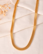 VOJ Stainless Steel Classic Linked Gold Polished Chain | Grocsy