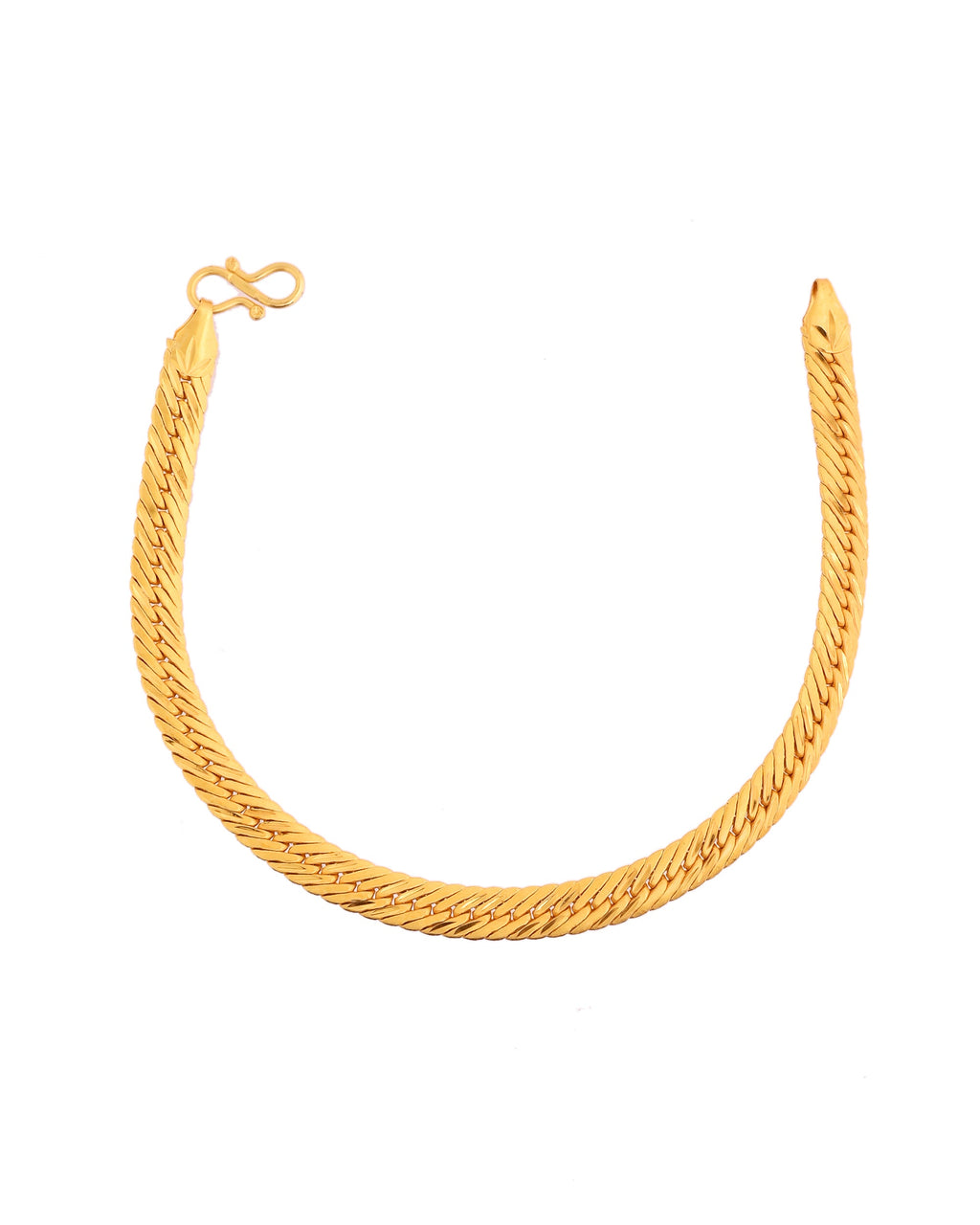 VOJ Men Stainless Steel Gold Polished Handcrafted Bracelet | Grocsy