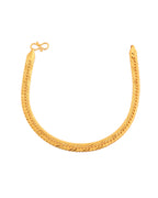 VOJ Men Stainless Steel Gold Polished Handcrafted Bracelet | Grocsy