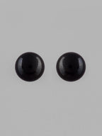 VOJ Black Circular Studs Earrings | Grocsy