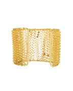 VOJ Gold Polished Anti Tarnished Cuff Bracelet For Women | Grocsy