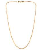 VOJ Gold Plated Designed Dotted Chain For Men | Grocsy