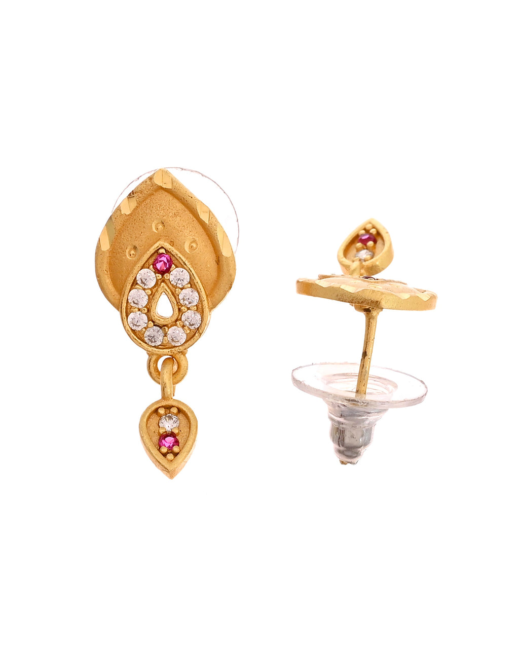 VOJ Gold Plated Teardrop Shaped Chain Set | Grocsy