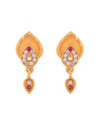 VOJ Gold Plated Teardrop Shaped Chain Set | Grocsy