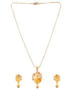 VOJ Gold Plated Peacock Shaped Chain Set | Grocsy