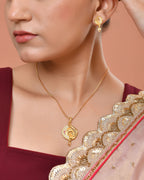 VOJ Gold Plated Elegant Design Chain Set | Grocsy
