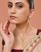 VOJ Gold Plated Elegant Design Chain Set | Grocsy