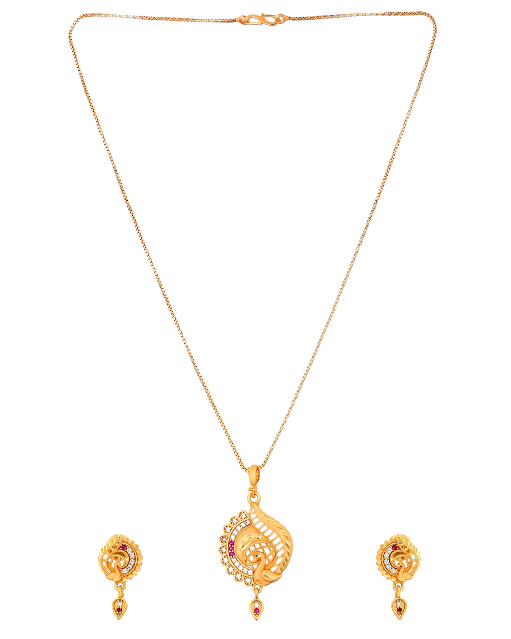 VOJ Gold Plated Elegant Design Chain Set | Grocsy