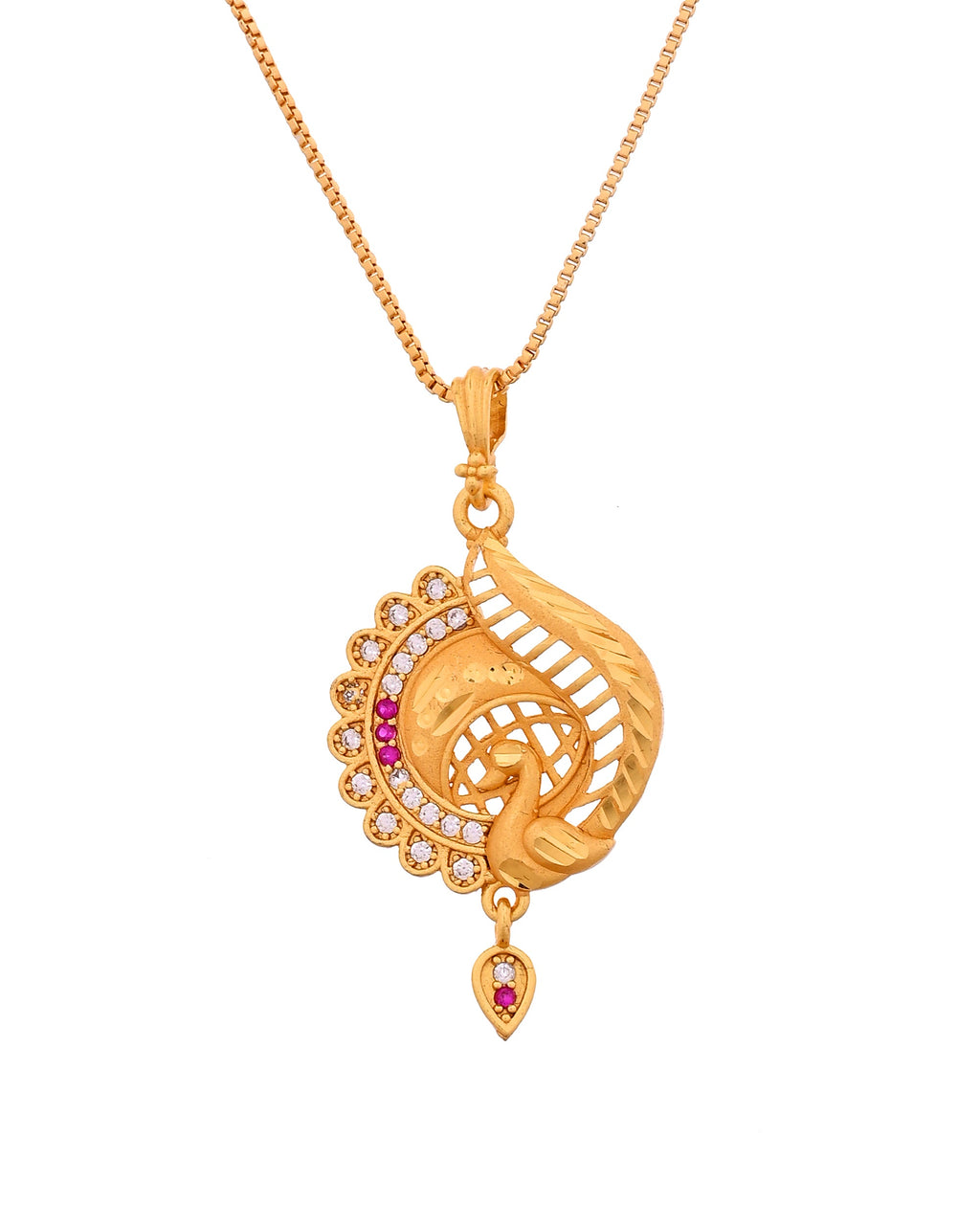 VOJ Gold Plated Elegant Design Chain Set | Grocsy