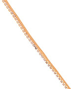 VOJ Set Of 2 Gold Plated Stone Studded Anklet | Grocsy