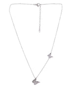VOJ Silver Plated Butterfly Chain | Grocsy