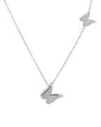 VOJ Silver Plated Butterfly Chain | Grocsy