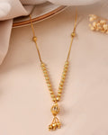 VOJ Gold Plated Stone Studded Circular Shaped Chain For Women | Grocsy