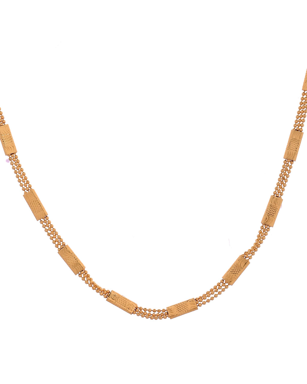 VOJ Gold Plated Rectangular With Multi Layer Chain For Men | Grocsy