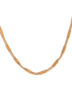 VOJ Gold Plated Rectangular With Multi Layer Chain For Men | Grocsy