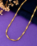 VOJ Gold Plated Rectangular With Multi Layer Chain For Men | Grocsy