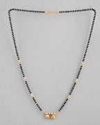 VOJ Gold-Polished Beaded Mangalsutra | Grocsy