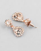VOJ CZ Stone Studded Gold-Polished Jewellery Set | Grocsy