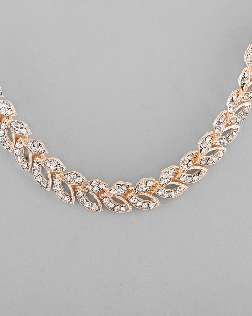 VOJ Gold-Polished CZ-Studded Jewellery Set With Mangtikka | Grocsy
