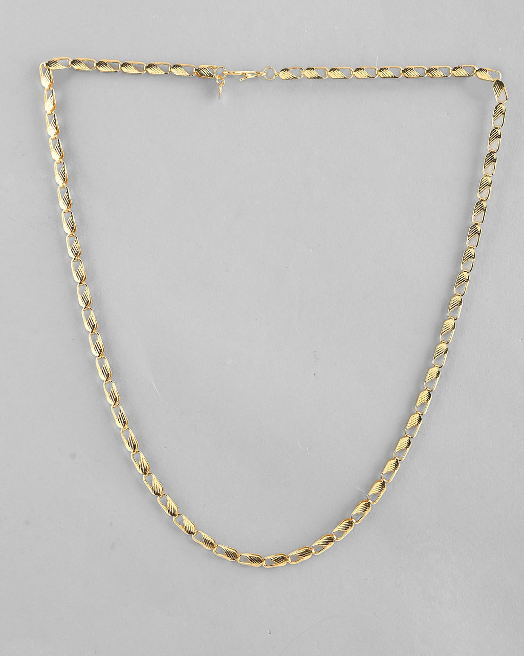 VOJ Gold-Polished Men Designer Chain | Grocsy