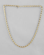 VOJ Gold-Polished Men Designer Chain | Grocsy