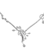 VOJ Silver Toned Stylish Ad- Studded Jewellery Set | Grocsy