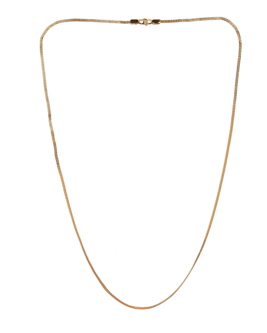 VOJ Gold-Polished Designer Box Women Chain | Grocsy