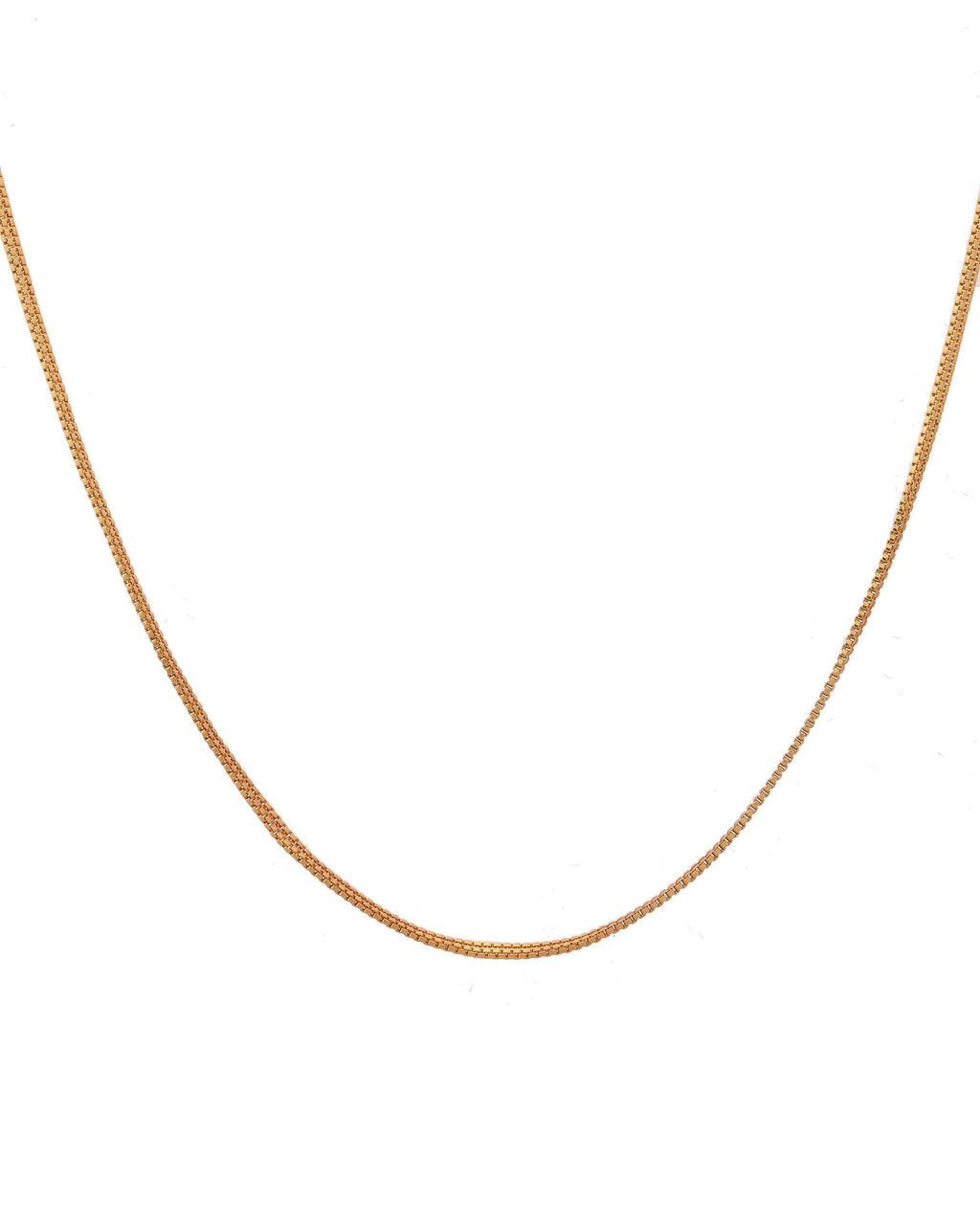 VOJ Gold-Polished Designer Box Women Chain | Grocsy