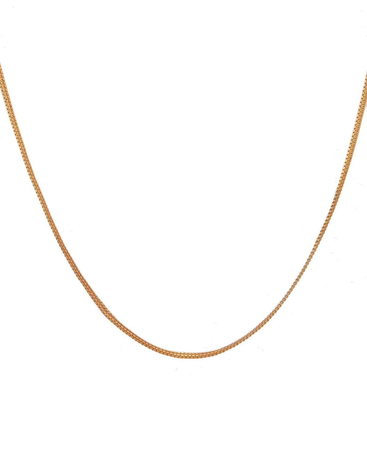 VOJ Gold-Polished Designer Box Women Chain | Grocsy