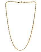 VOJ Gold-Polished Designer Oval Women Chain | Grocsy