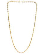 VOJ Gold-Polished Designer Oval Women Chain | Grocsy