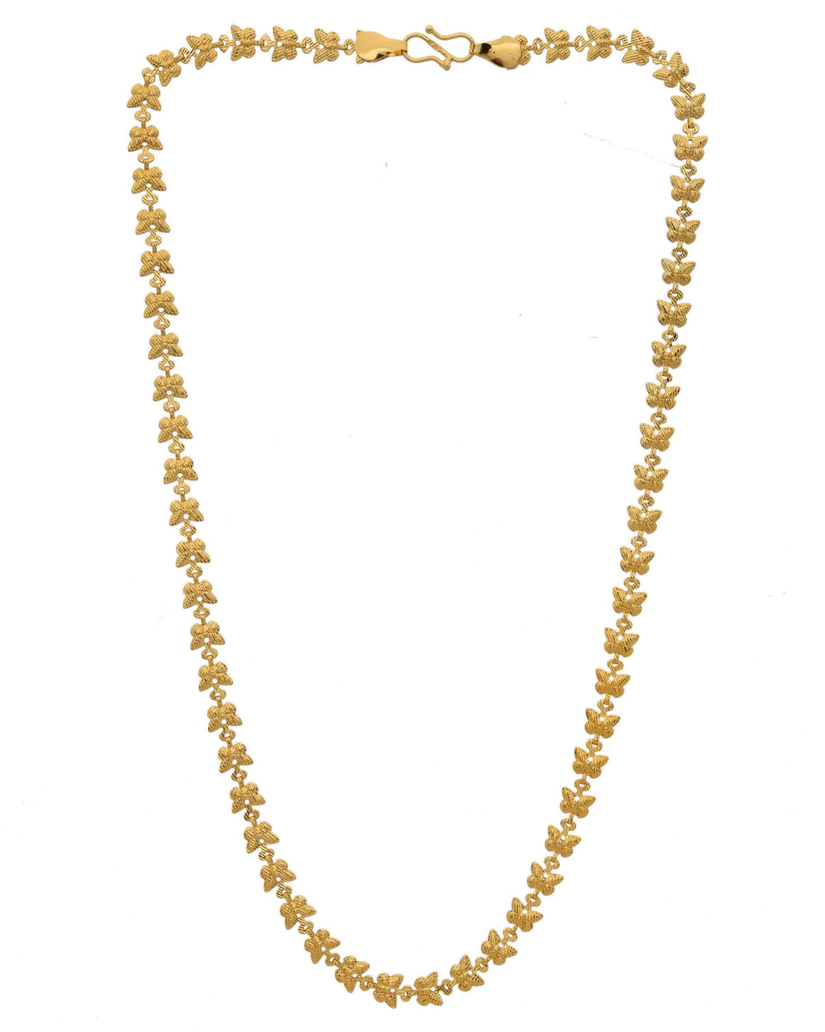 VOJ Gold-Polished Designer Butterfly Women Chain | Grocsy