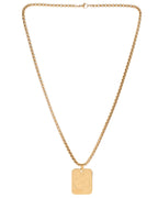 VOJ Gold Toned Men Chain With OM Pandent | Grocsy