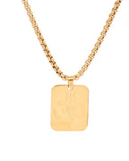 VOJ Gold Toned Men Chain With OM Pandent | Grocsy