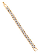 VOJ Men's Dual Toned Designer Bracelet