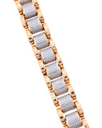 VOJ Men's Dual Toned Designer Bracelet