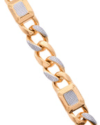 VOJ Dual Toned Men's Elgent Stylish Bracelet | Grocsy