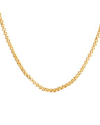 VOJ Gold-Polished Designer Elegent Men's Chain | Grocsy