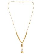 VOJ Gold-Polished Stainless Steel Stone Studded Chain For Women | Grocsy