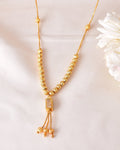VOJ Gold-Polished Stainless Steel Stone Studded Chain For Women | Grocsy