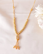 VOJ Gold-Polished Stainless Steel Stone Studded Chain For Women | Grocsy
